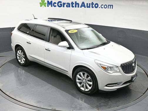 White Frost Tricoat 2017 Buick Enclave Premium