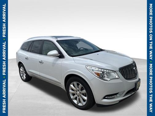 White Frost Tricoat 2017 Buick Enclave Premium