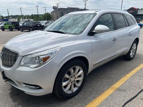 White Frost Tricoat 2017 Buick Enclave Premium