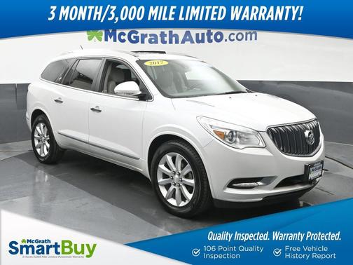 White Frost Tricoat 2017 Buick Enclave Premium