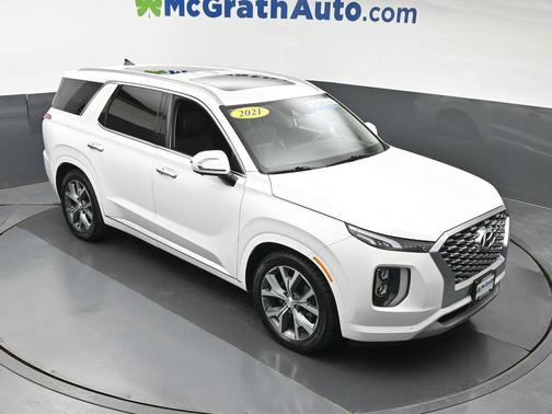 Hyper White 2021 Hyundai PALISADE Limited