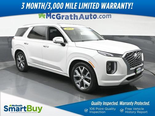 Hyper White 2021 Hyundai PALISADE Limited