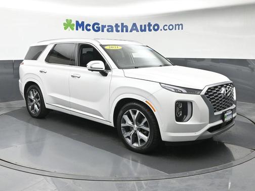 Hyper White 2021 Hyundai PALISADE Limited