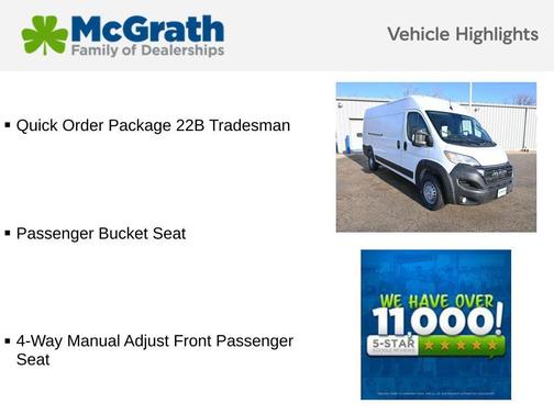2026 RAM ProMaster 3500 High Roof