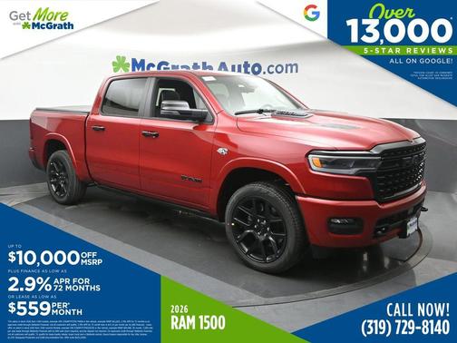 Molten Red Pearlcoat 2026 RAM 1500 Limited