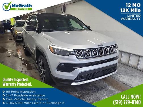 Silver Zynith Metallic Clearcoat 2025 Jeep Compass Limited