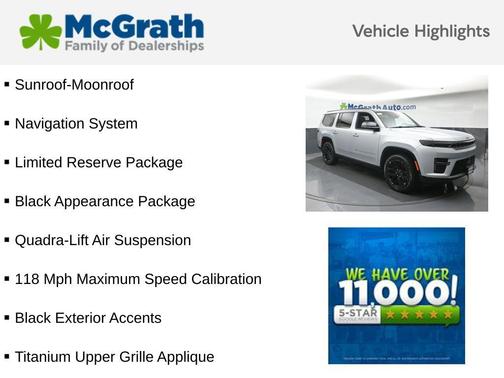 2026 Jeep Grand Wagoneer Limited Reserve 4x4