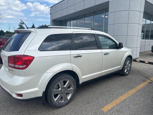 Pearl White Tri-Coat 2015 Dodge Journey Limited