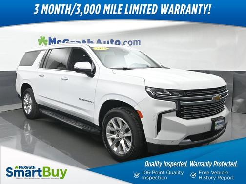 Summit White 2023 Chevrolet Suburban Premier