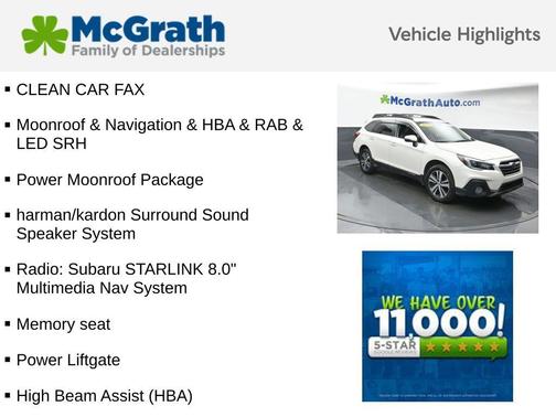 2019 Subaru Outback 3.6R Limited