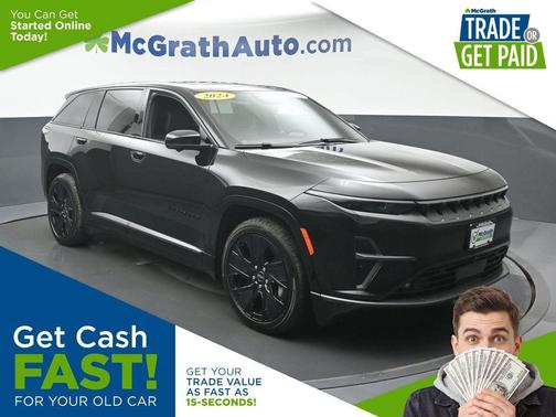 Diamond Black Crystal Pearlcoat 2024 Jeep Wagoneer S Launch Edition