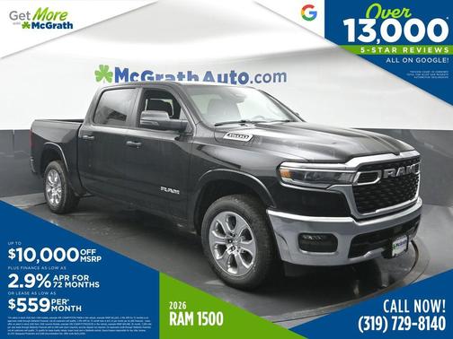 Diamond Black Crystal Pearlcoat 2026 RAM 1500 Big Horn/Lone Star