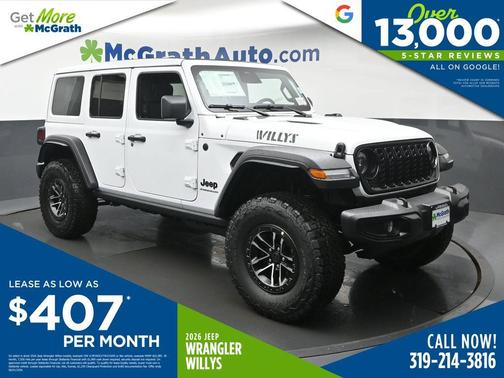 Bright White Clearcoat 2026 Jeep Wrangler Willys