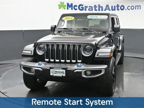 Black Clearcoat 2023 Jeep Wrangler 4xe Sahara