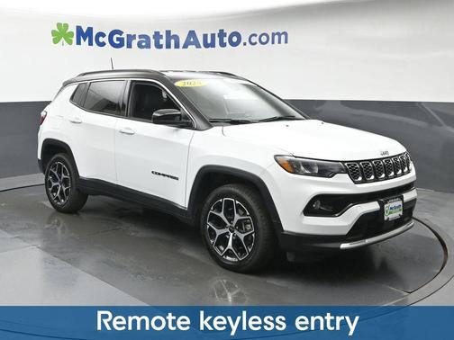 Bright White Clearcoat 2025 Jeep Compass Limited