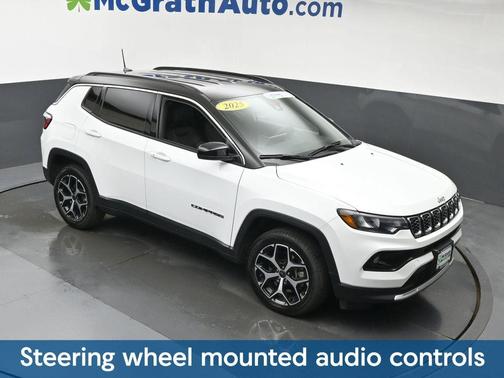 Bright White Clearcoat 2025 Jeep Compass Limited