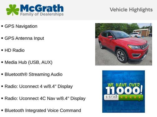 Redline Pearlcoat 2019 Jeep Compass Limited