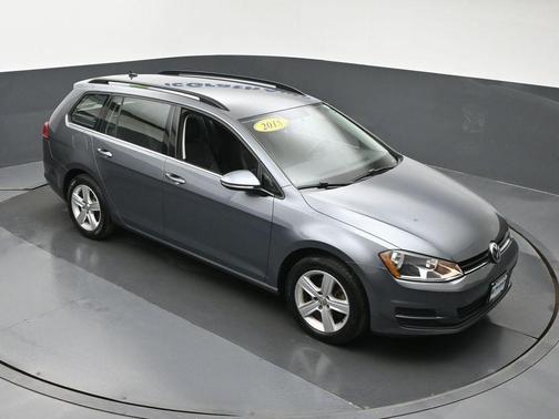 Platinum Gray Metallic 2015 Volkswagen Golf SportWagen TDI S 4-Door