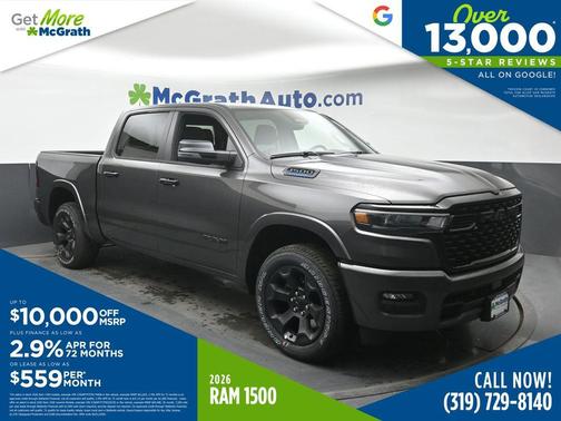 Granite Crystal Metallic Clearcoat 2026 RAM 1500 Big Horn/Lone Star