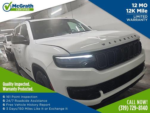 Bright White Clearcoat 2024 Jeep Wagoneer Series II Carbide 4x4