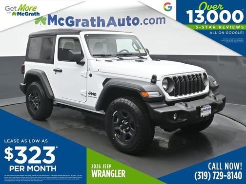 Bright White Clearcoat 2026 Jeep Wrangler Sport
