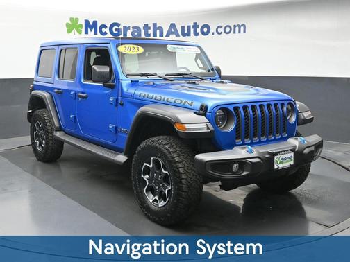 Hydro Blue Pearlcoat 2023 Jeep Wrangler 4xe Rubicon
