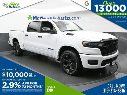 Bright White Clearcoat 2026 RAM 1500 Big Horn/Lone Star