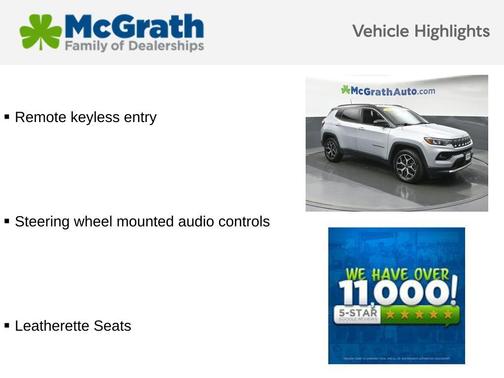 Silver Zynith Metallic Clearcoat 2025 Jeep Compass Limited