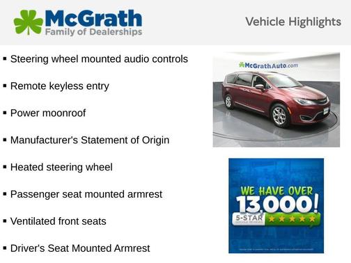 Velvet Red Pearlcoat 2019 Chrysler Pacifica Limited