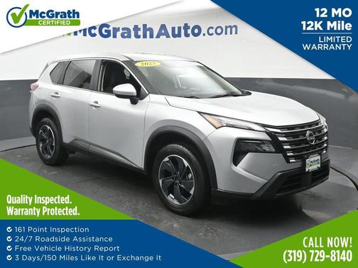 Brilliant Silver Metallic 2025 Nissan Rogue SV