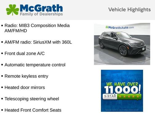 2022 Volkswagen Tiguan 2.0T SE 4MOTION
