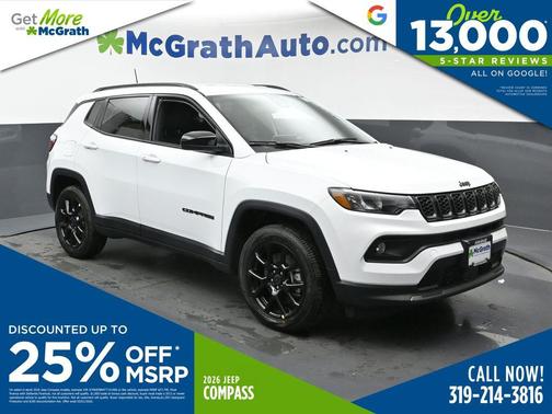 Bright White Clearcoat 2026 Jeep Compass Latitude