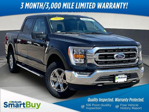 Agate Black Metallic 2021 Ford F-150 XLT