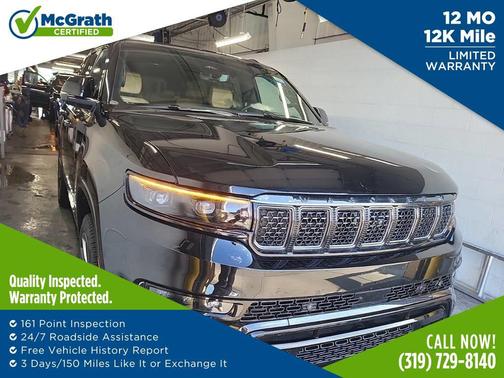 Diamond Black Crystal Pearlcoat 2025 Jeep Grand Wagoneer Series III Obsidian 4x4