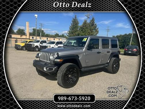 Billet Silver Metallic Clearcoat 2018 Jeep Wrangler Unlimited Sahara