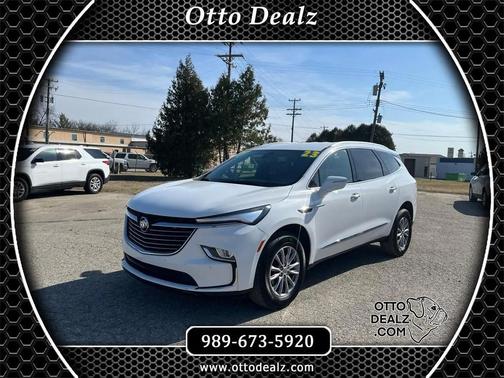WHITE 2023 Buick Enclave Essence FWD