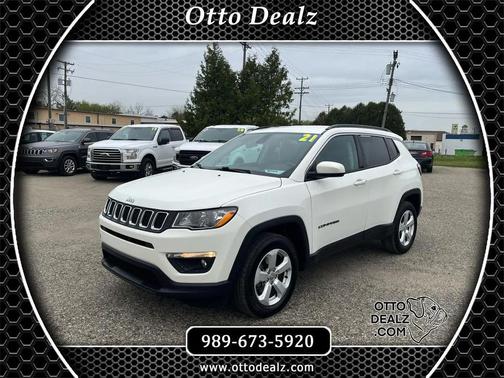 White Clearcoat 2021 Jeep Compass Latitude