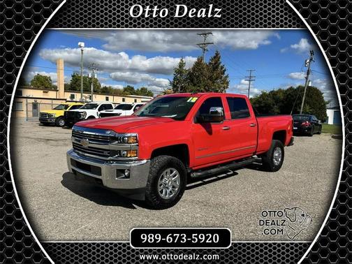RED 2018 Chevrolet Silverado 2500 LTZ