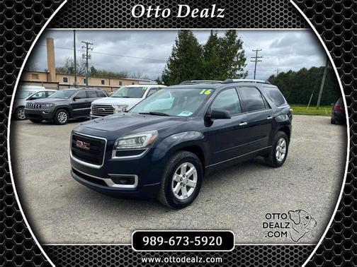 Dark Sapphire Blue Metallic 2016 GMC Acadia SLE-2