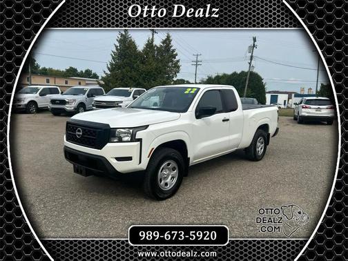 Glacier White 2022 Nissan Frontier S