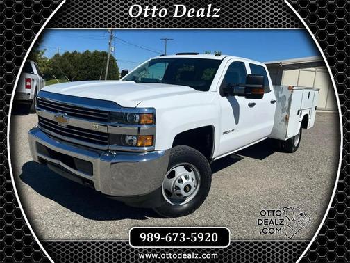 Summit White 2018 Chevrolet Silverado 3500 WT