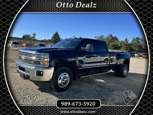 Black 2015 Chevrolet Silverado 3500 LTZ