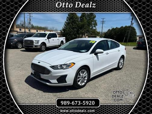 WHITE 2020 Ford Fusion SE