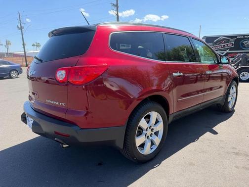 Red 2010 Chevrolet Traverse LTZ