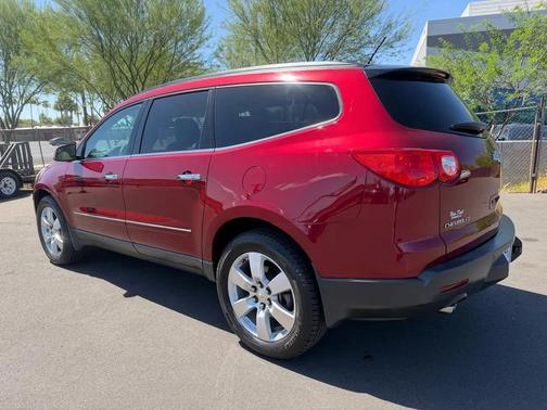 Red 2010 Chevrolet Traverse LTZ