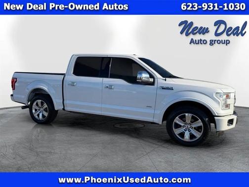 White 2015 Ford F-150 Platinum