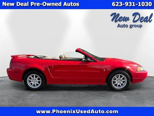 Red 2003 Ford Mustang Deluxe