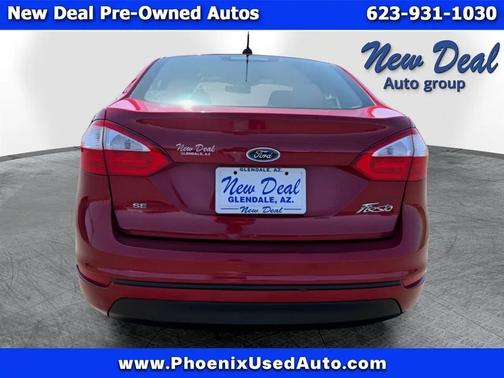 Red 2014 Ford Fiesta SE Sedan