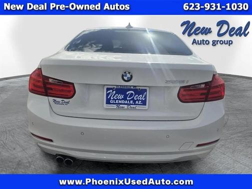 White 2015 BMW 328 328i Sedan