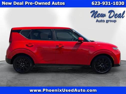 Red 2020 Kia Soul LX CVT